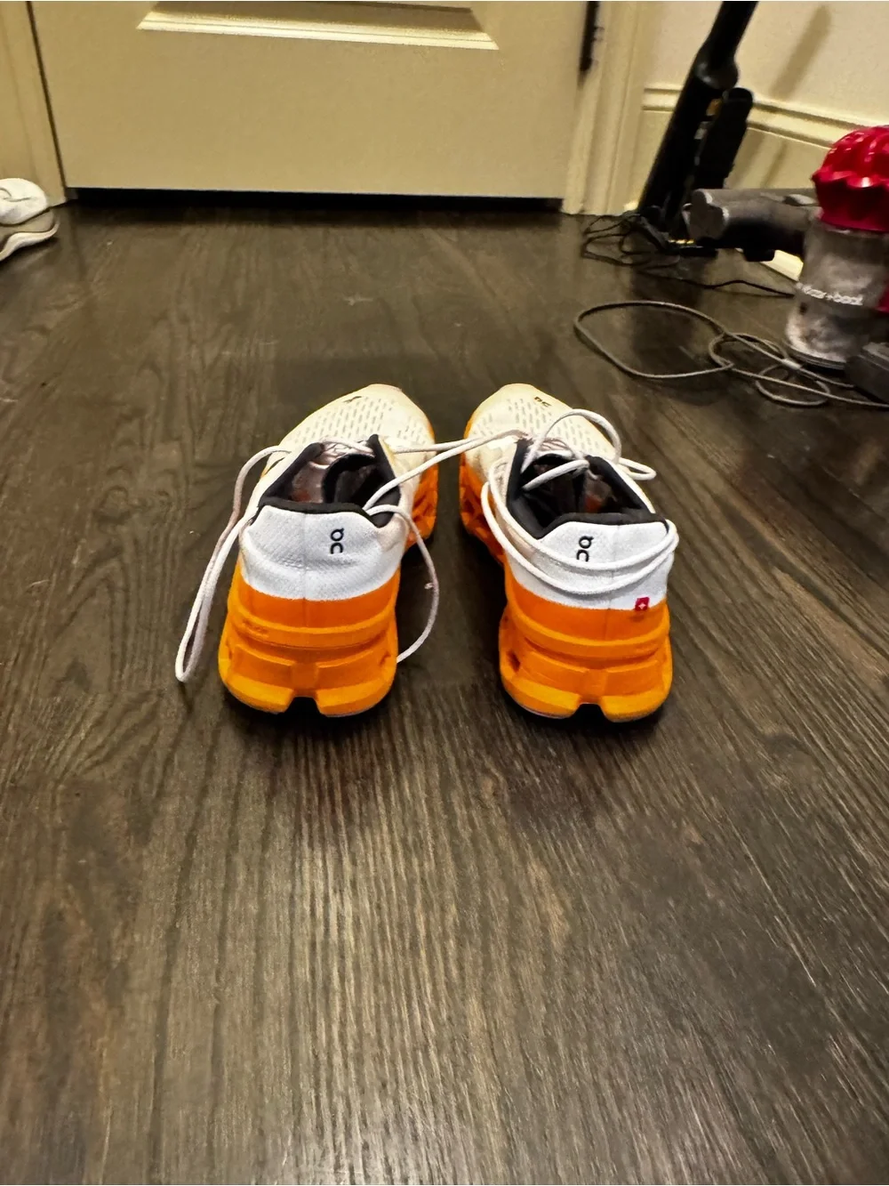 On Women's Cloudmonster Sneakers, Fawn/Turmeric, 7 Medium US